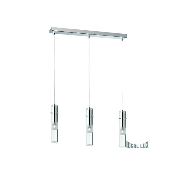 Ideal Lux 089621 Pendelleuchte 1x40W Bar | G9 - chrom