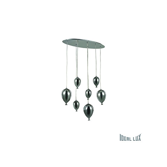 Ideal Lux Hängeleuchte Clown SP7 Cromo 7x40W G9 - Design-Freude