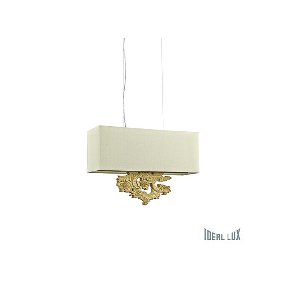 Ideal Lux Hängeleuchte - Kronleuchter PETER 3x40W E14 - beige
