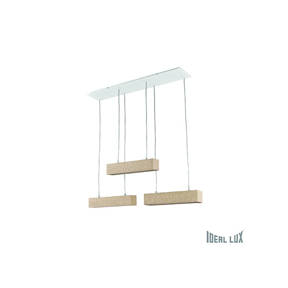 Ideal Lux 110790 Pendelleuchte 6x40W Canvas | G9 - creme