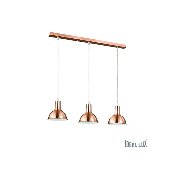 Ideal Lux Hängeleuchte - Ideal Lux Kronleuchter BENNY 3x60W E27 - kupfer