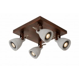 LED-Deckenstrahler Lucide Concri 4x5W GU10
