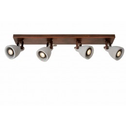 LED-Deckenstrahler Lucide Concri 4x5W GU10