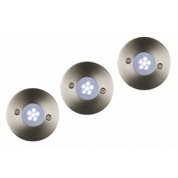 LED-Strahler Lucide Trio 3x2W LED