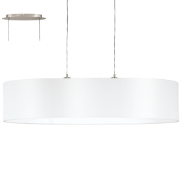 Eglo 31615 MASERLO Textilien Hängeleuchte 2x60W weiß