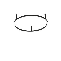 Ideal lux I341880 LED Anbau-Kronleuchter ORACLE SLIM | 29W integrierte LED-Quelle | 2700K