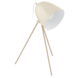 Eglo VINTAGE 49336 Tischleuchte DUNDEE Sandfarbe 1X60W