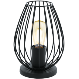 Eglo VINTAGE 49481 Tischleuchte NEWTOWN schwarz E27 1x60W