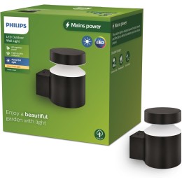 Philips 8720169266599 LED Außenwandleuchte Laven | 6W integrierte LED-Quelle | 720lm | 2700K