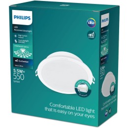 Philips 8720169173644 LED Einbauleuchte Meson | 5,5W integrierte LED-Quelle | 550/380 lm | 6500K