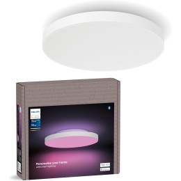 Philips Hue 8720169277618 LED Deckenleuchte Datura S Round | 48W integrierte LED-Quelle | 2000-6500+