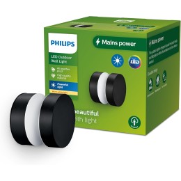 Philips 8720169266636 LED Außenwandleuchte Laven | 6W integrierte LED-Quelle | 720lm | 2700K