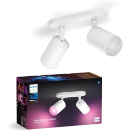 Philips HUE  8720169319455 LED Spot-Deckenleuchte Fugato  | 2x4,2W GU10 | 2000-6500K+RGBK