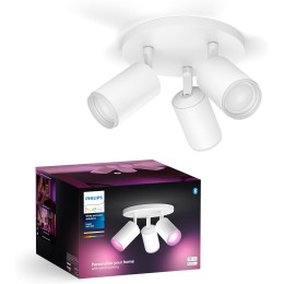 Philips HUE  8720169319516 LED Spot-Deckenleuchte Fugato  | 3x4,2W GU10 | 2000-6500K+RGBK
