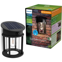 Philips 8720169361928 LED solar Außenwandleuchte Geri  | 3,2W integrierte LED-Quelle | 500lm | 4000K