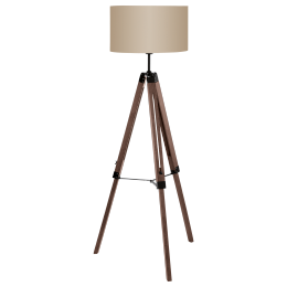 Eglo VINTAGE 94326 Stehlampe LANTADA Kamel / Walnuss E27 1x60W