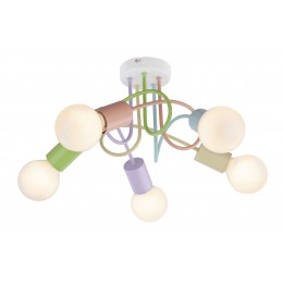 Rabalux 6340 Kinder Deckenleuchte Linett 5x40W | E27 | IP20