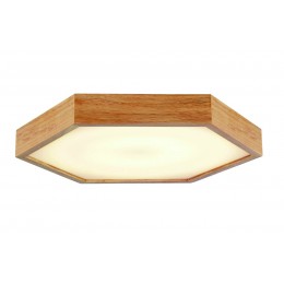 LEDKO Wand- und Deckenleuchte - Pendelleuchte 3x60W E27- helles Holz
