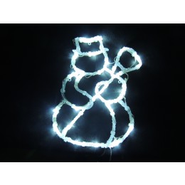 Fensterdeko Schneemann