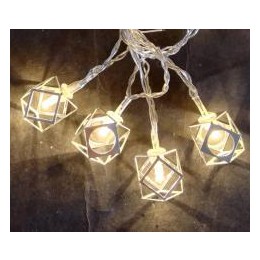 LED-Lichtkette mit Metallkanten 33831