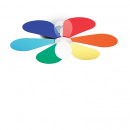 Ideal Lux 141350 Kinder Deckenleuchte Flower 1x60W | E27