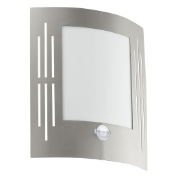 Eglo 88144 City Außenwandleuchte mit Sensor E27 1X15W PL