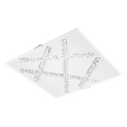 Eglo 93764 Sorrento 9,7W LED Deckenleuchte, Kristall