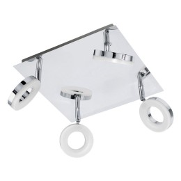 Eglo 94763 Gonar LED-Spot Badezimmer IP44 4X3,8W = 1440lm 3000K