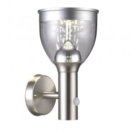 Globo 33435 LED Solar-Außenwandleuchte mit Bewegungssensor 1x6W | 550L | 3000K | IP44