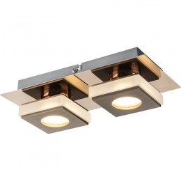 Globo 49403-2 LED Wand- oder Deckenleuchte Cayman I 2x5W | 470lm | 3000K