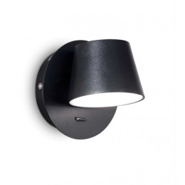Ideal Lux 167121 LED Wandleuchte Gim Nero 1x60W | 3000K