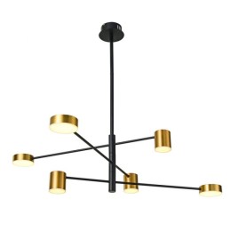 Italux PND-16374-6-BK-GD-3K Remdal integrierte LED-Quelle | 2700 lm