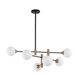 Italux PND-9148-6-OPAL Pendel-Kronleuchter Marino G9