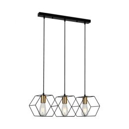 Italux PND-74889-3-BK Pendel-Kronleuchter Aina E27