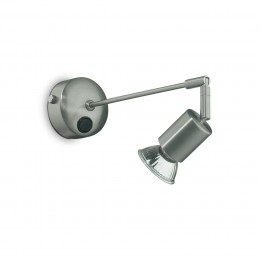 Ideal Lux 013183 Wandleuchte 1x50W Strale Nickel | GU10