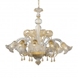 Ideal Lux 020976 Kronleuchter Ca D'Oro 8x40W | E14