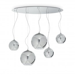 Ideal Lux 059655 LED Außenwandleuchte 5x60W Discovery | E27 | IP66