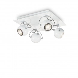 Ideal Lux 077918 Leuchte 4x28W Lunare Bianco | GU10