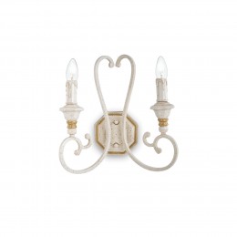 Ideal Lux 093758 Wandleuchte 2x40W Palio Bianco | E14