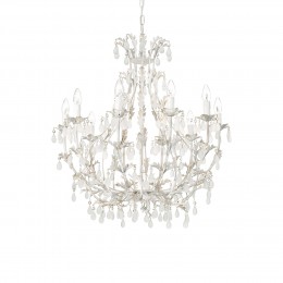 Ideal Lux 100302 Kronleuchter Cascina 10x40W | E14