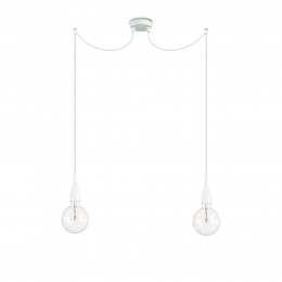 Ideal Lux 112718 Lampenaufhängung Minal Bianco OPAC 2x70W | E27