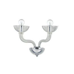 Ideal Lux 116600 Wandleuchte 2x40W Casanova transparente | E14