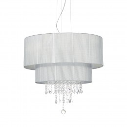 Ideal Lux 122601 Kronleuchter Opera Argento 6x60W | E27