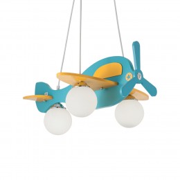 Ideal Lux 136325 Kinder Kronleuchter Avion 3x40W | E14