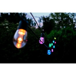 Immax 07900L LED Outdoor Lichterkette Smart 1x15W | 1200lm | 2700/4000/6500K | IP65 | RGB