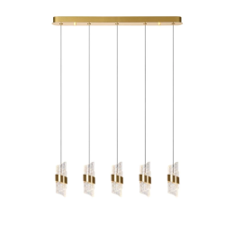 Lucide L134963502 LED Pendel-Kronleuchter KLIGANDE  | 5x7,8W integrierte LED-Quelle | 5x620lm | 2700