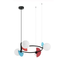 Italux PND-37482-4R-MLTI Pendel-Kronleuchter Nauti G9