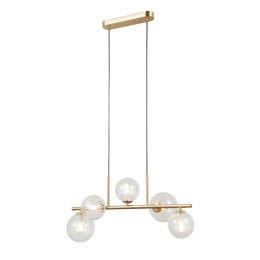 Italux PND-40717-5-HBR Pendel-Kronleuchter Toledo G9