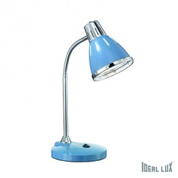 Ideal Lux Elvis Azzurro TL1 1x60W E27 Tischlampe