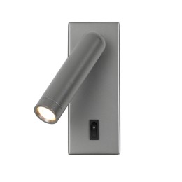 Italux WL-46376-1-GR LED Spot-Wandleuchte Nova | 3W LED | 153lm | 3000K